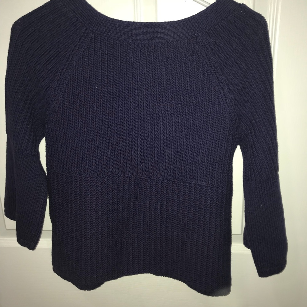 Loft Buttoned Down Ribbed Sweater - image 7